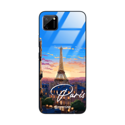 Etui Black Case Glass do REALME C11 SUMMER PARADISE ST_PAR104