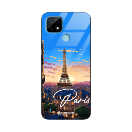 Etui Black Case Glass do REALME C21 SUMMER PARADISE ST_PAR104