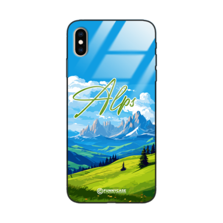 Etui Black Case Glass do IPHONE XS MAX SUMMER PARADISE ST_PAR106