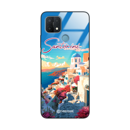 Etui Black Case Glass do OPPO A15 SUMMER PARADISE ST_PAR105