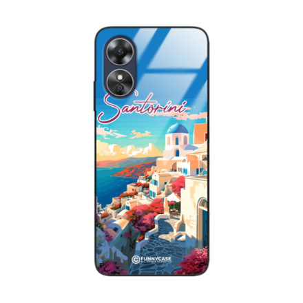 Etui Black Case Glass do OPPO A17 SUMMER PARADISE ST_PAR105