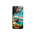 Etui Black Case Glass do SAMSUNG S22 PLUS SUMMER PARADISE ST_PAR102