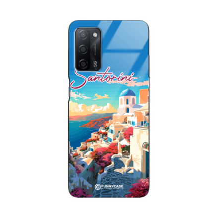 Etui Black Case Glass do OPPO A55 SUMMER PARADISE ST_PAR105