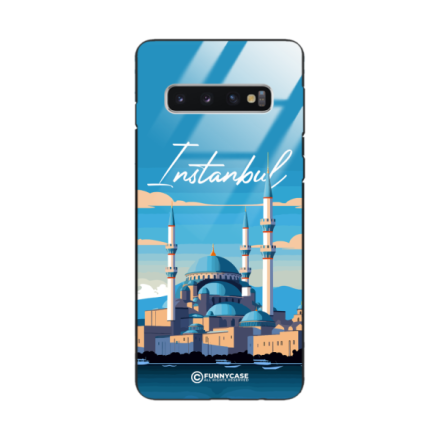 Etui Black Case Glass do SAMSUNG GALAXY S10 SUMMER PARADISE ST_PAR103