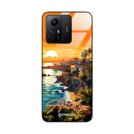 Etui Black Case Glass do XIAOMI REDMI NOTE 12S 4G SUMMER PARADISE ST_PAR101