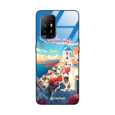 Etui Black Case Glass do OPPO A94 5G SUMMER PARADISE ST_PAR105