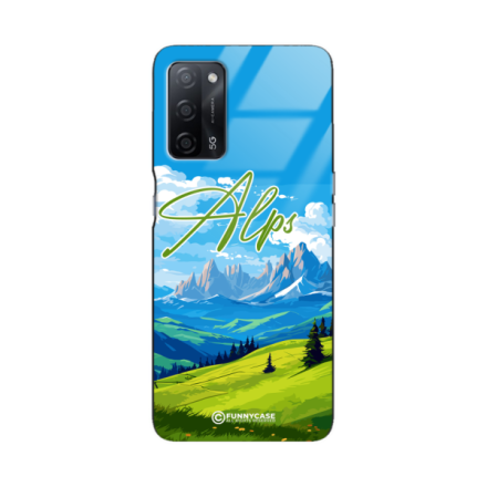 Etui Black Case Glass do OPPO A55 SUMMER PARADISE ST_PAR106