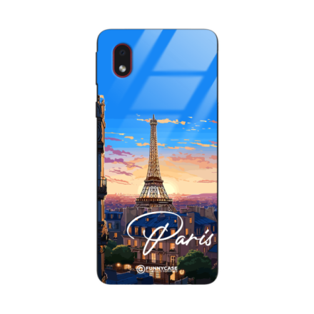 Etui Black Case Glass do SAMSUNG A01 CORE SUMMER PARADISE ST_PAR104