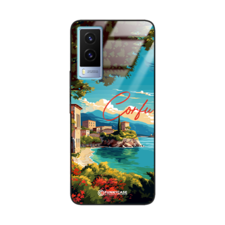 Etui Black Case Glass do VIVO V21E SUMMER PARADISE ST_PAR102