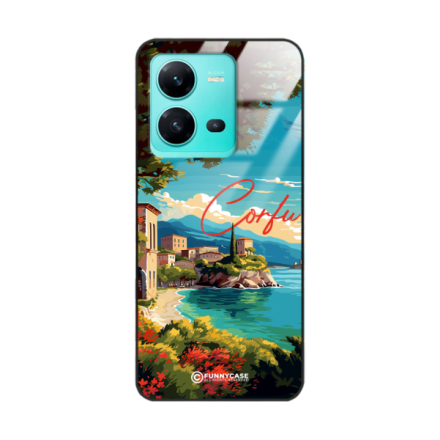 Etui Black Case Glass do VIVO V25 5G SUMMER PARADISE ST_PAR102