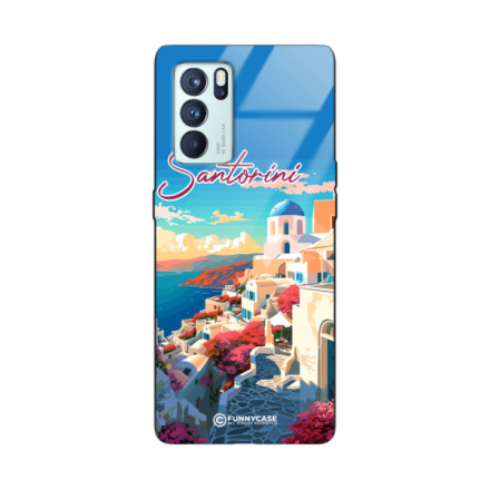 Etui Black Case Glass do OPPO RENO 6 PRO SUMMER PARADISE ST_PAR105