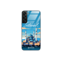 Etui Black Case Glass do SAMSUNG S22 PLUS SUMMER PARADISE ST_PAR103