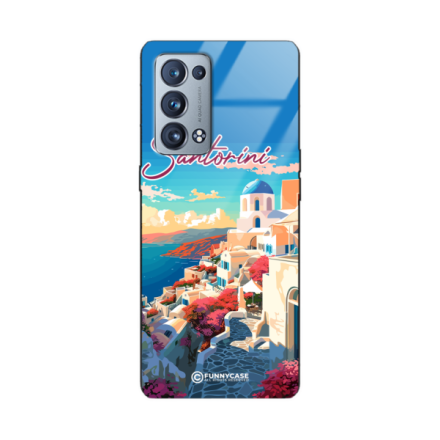 Etui Black Case Glass do OPPO RENO 6 PRO PLUS SUMMER PARADISE ST_PAR105