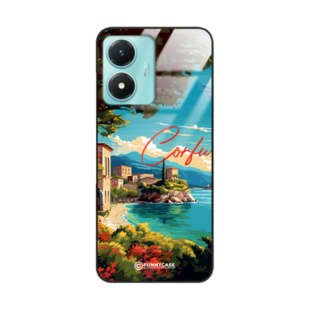 Etui Black Case Glass do VIVO Y02S SUMMER PARADISE ST_PAR102