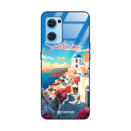 Etui Black Case Glass do OPPO RENO 7 SE SUMMER PARADISE ST_PAR105