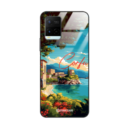 Etui Black Case Glass do VIVO Y21 SUMMER PARADISE ST_PAR102