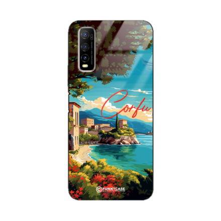 Etui Black Case Glass do VIVO Y70S SUMMER PARADISE ST_PAR102