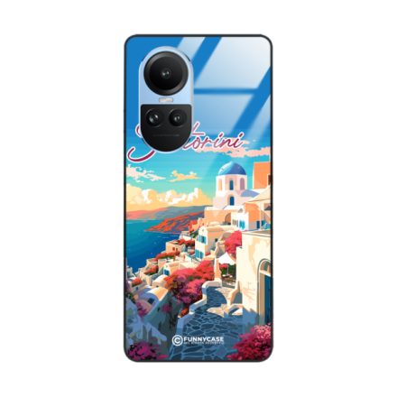 Etui Black Case Glass do OPPO RENO 10 5G SUMMER PARADISE ST_PAR105