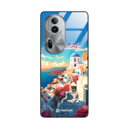 Etui Black Case Glass do OPPO RENO 11 PRO SUMMER PARADISE ST_PAR105