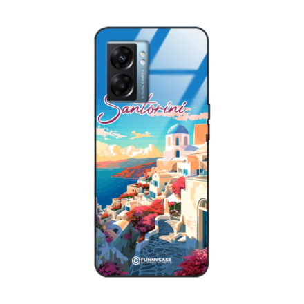 Etui Black Case Glass do OPPO RENO K10 5G SUMMER PARADISE ST_PAR105