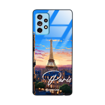 Etui Black Case Glass do SAMSUNG A73 5G SUMMER PARADISE ST_PAR104