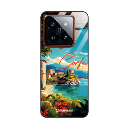 Etui Black Case Glass do XIAOMI 14 PRO SUMMER PARADISE ST_PAR102