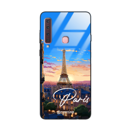 Etui Black Case Glass do SAMSUNG GALAXY A9 2018 SUMMER PARADISE ST_PAR104