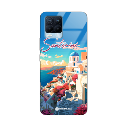 Etui Black Case Glass do REALME 8 SUMMER PARADISE ST_PAR105