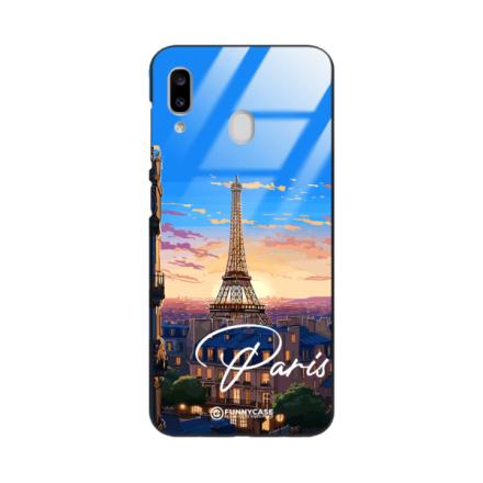 Etui Black Case Glass do SAMSUNG GALAXY A20E SUMMER PARADISE ST_PAR104