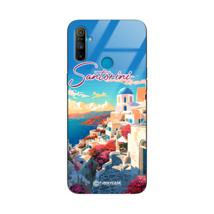 Etui Black Case Glass do REALME C3 SUMMER PARADISE ST_PAR105