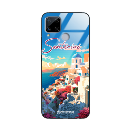 Etui Black Case Glass do REALME C15 SUMMER PARADISE ST_PAR105