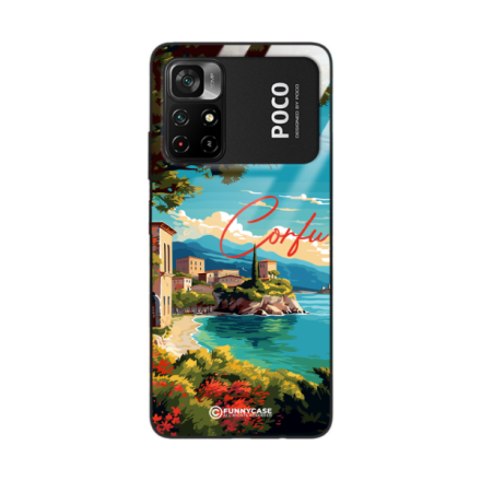 Etui Black Case Glass do XIAOMI POCO M4 PRO 5G SUMMER PARADISE ST_PAR102