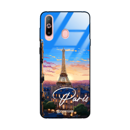 Etui Black Case Glass do SAMSUNG GALAXY A60 SUMMER PARADISE ST_PAR104