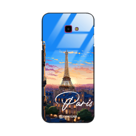 Etui Black Case Glass do SAMSUNG GALAXY J4 PLUS 2018 SUMMER PARADISE ST_PAR104