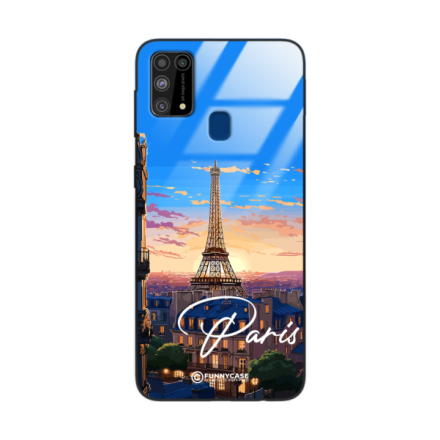 Etui Black Case Glass do SAMSUNG GALAXY M31 SUMMER PARADISE ST_PAR104