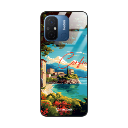 Etui Black Case Glass do XIAOMI REDMI 12C SUMMER PARADISE ST_PAR102