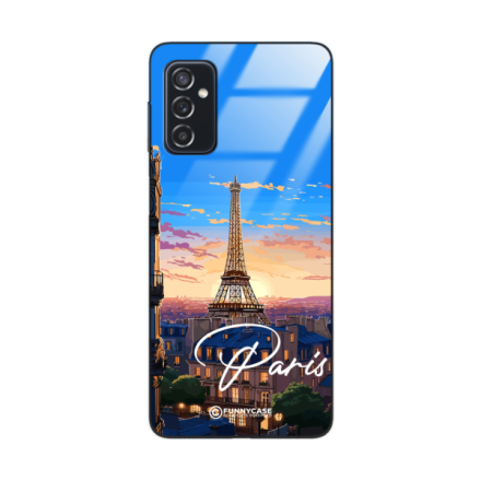 Etui Black Case Glass do SAMSUNG GALAXY M52 5G SUMMER PARADISE ST_PAR104