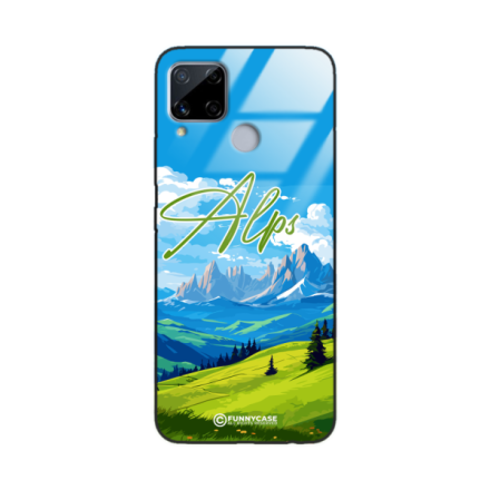 Etui Black Case Glass do REALME C15 SUMMER PARADISE ST_PAR106