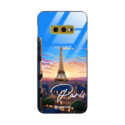 Etui Black Case Glass do SAMSUNG GALAXY S10E SUMMER PARADISE ST_PAR104