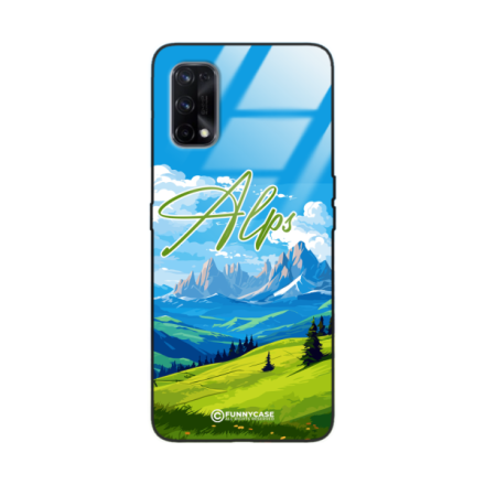 Etui Black Case Glass do REALME X7 SUMMER PARADISE ST_PAR106