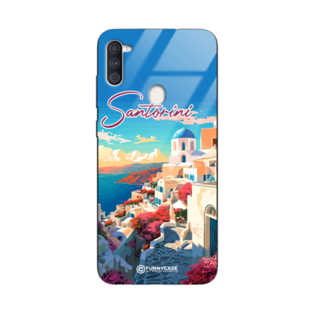 Etui Black Case Glass do SAMSUNG GALAXY A11 SUMMER PARADISE ST_PAR105