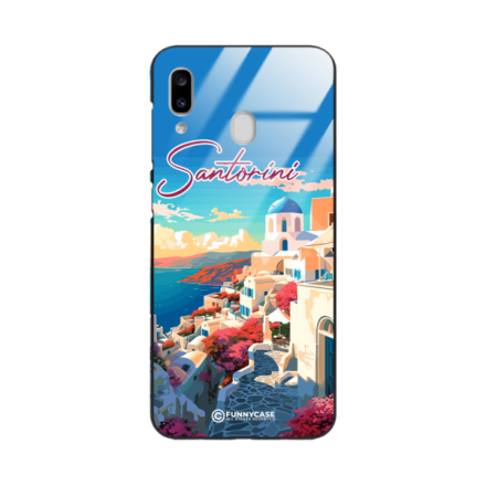 Etui Black Case Glass do SAMSUNG GALAXY A20E SUMMER PARADISE ST_PAR105