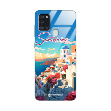 Etui Black Case Glass do SAMSUNG GALAXY A21S SUMMER PARADISE ST_PAR105