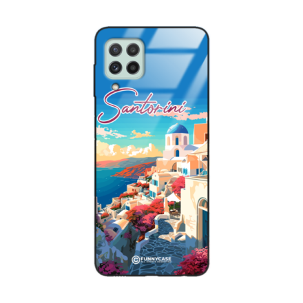 Etui Black Case Glass do SAMSUNG GALAXY A22 4G SUMMER PARADISE ST_PAR105