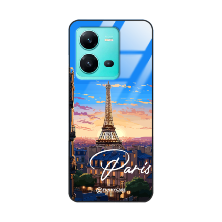 Etui Black Case Glass do VIVO V25 5G SUMMER PARADISE ST_PAR104