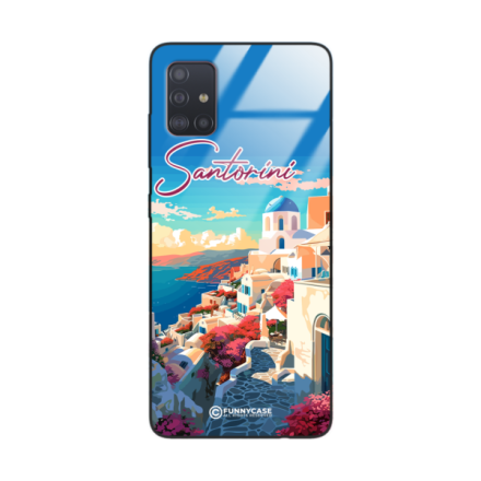 Etui Black Case Glass do SAMSUNG GALAXY A51 SUMMER PARADISE ST_PAR105