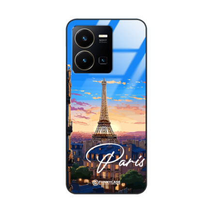 Etui Black Case Glass do VIVO Y35 SUMMER PARADISE ST_PAR104