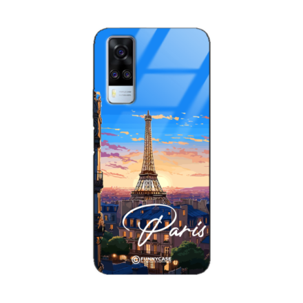 Etui Black Case Glass do VIVO Y51 2020 SUMMER PARADISE ST_PAR104