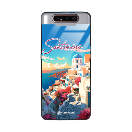 Etui Black Case Glass do SAMSUNG GALAXY A80 SUMMER PARADISE ST_PAR105