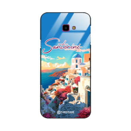 Etui Black Case Glass do SAMSUNG GALAXY J4 PLUS 2018 SUMMER PARADISE ST_PAR105